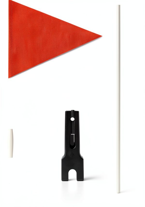 Odowalker Bike Safety Flag High Visibility Adjustable Height-1