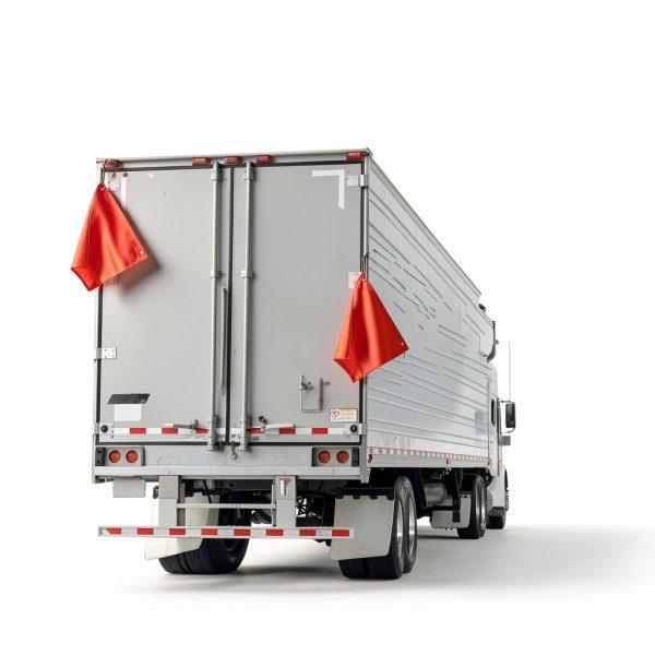 ToppYuanZea Truck Safety Flags Orange PVC Mesh Durable-3