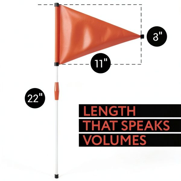 Kids at Play Safety Flag Replacement Orange Durable IMPRESA-5