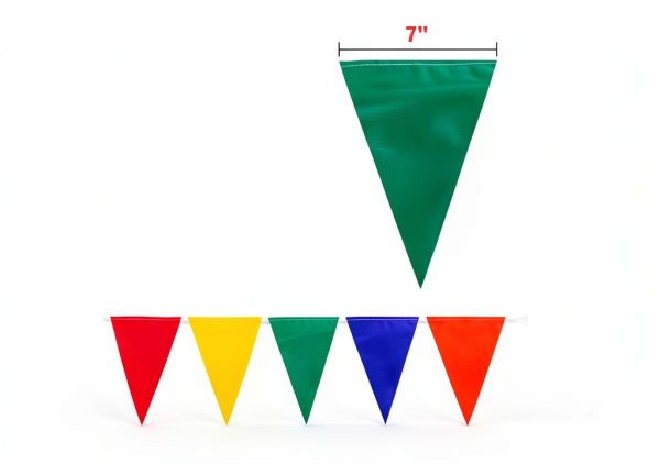 DEAYOU Pennant Banner Flags Durable PVC Outdoor Safety-1