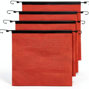 Tobeelec Safety Flags Weatherproof Mesh Design Outdoor Use-0