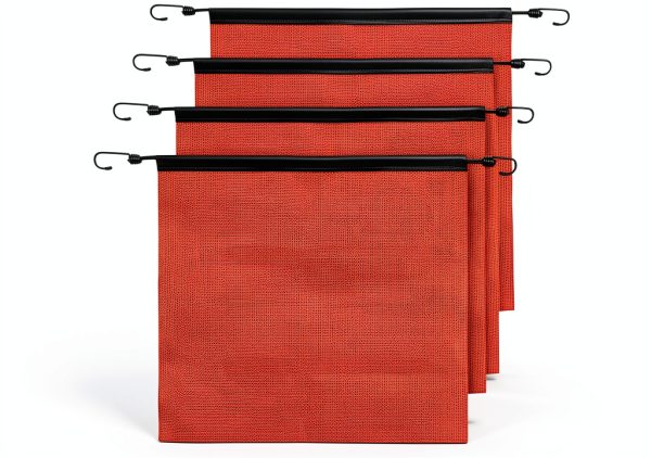 Tobeelec Safety Flags Weatherproof Mesh Design Outdoor Use-0