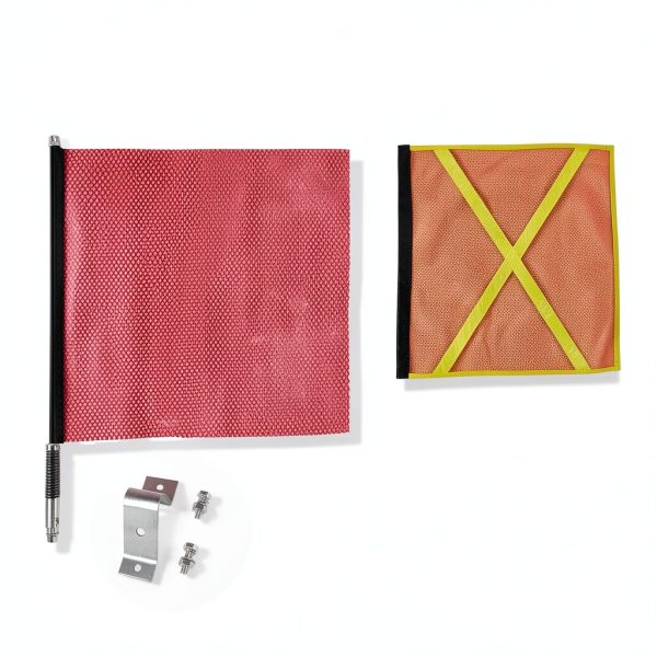 Pavo Safety Flag Industrial Grade High Visibility Orange-1