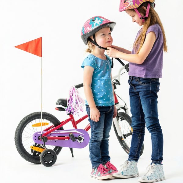 Beupy Bike Safety Flag High Visibility PVC Fiberglass Poles-3