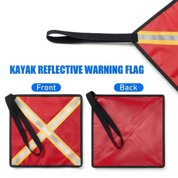 TOBWOLF Safety Flags High Visibility Reflective Durable-1