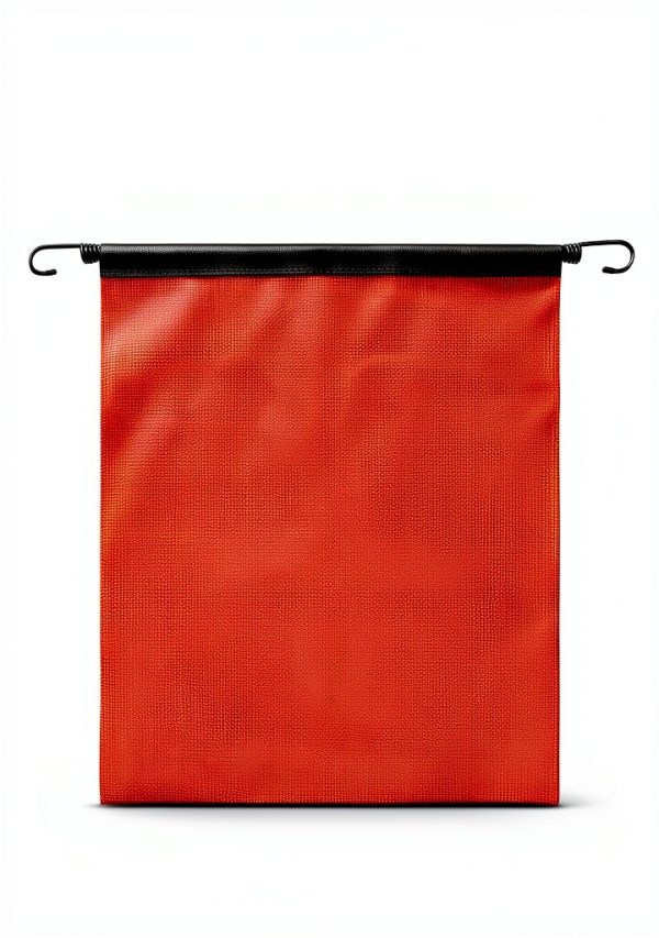 Business King Mesh Safety Flags Orange Weather Proof Trailer-1