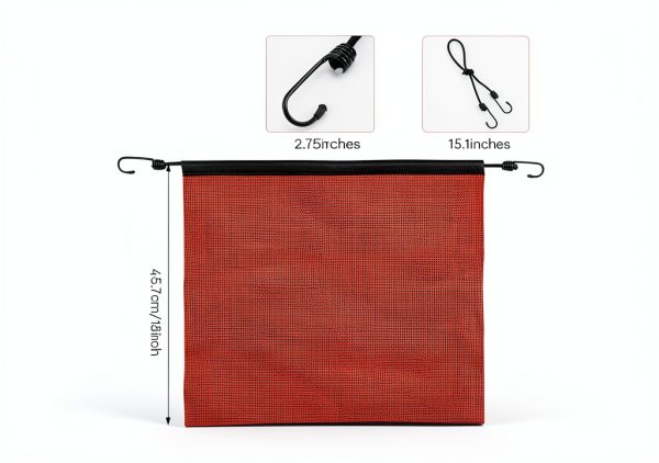 Tobeelec Safety Flags Weatherproof Mesh Design Outdoor Use-2