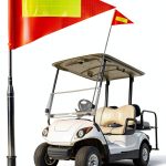 DIMARONGTON Safety Flag Orange Reflective Golf Cart-0