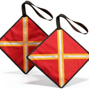 TOBWOLF Safety Flags High Visibility Reflective Durable-0