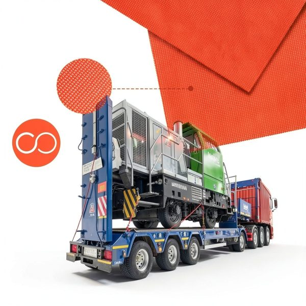 Business King Mesh Safety Flags Orange Weather Proof Trailer-5