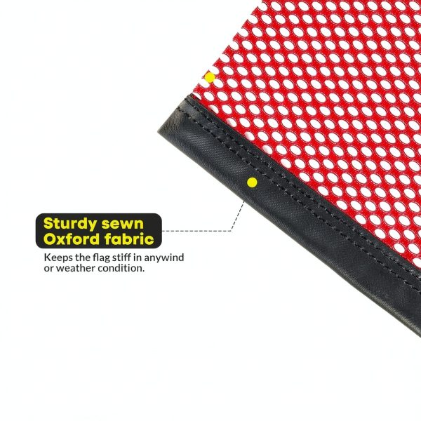 Pavo Safety Flag Industrial Grade High Visibility Orange-6