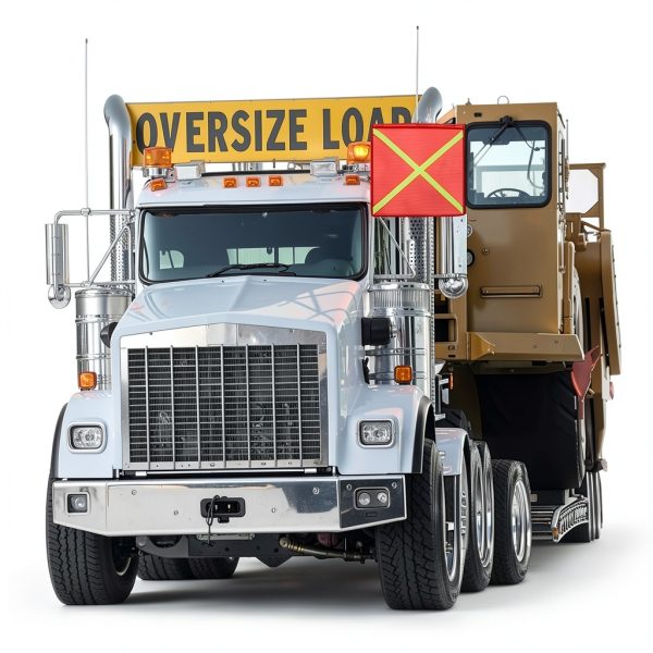 Oqqlin Safety Flags PVC Mesh High Visibility Truck Load-6