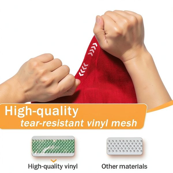 Xunqee Oversize Load Safety Flags PVC Mesh Truck Warning-3