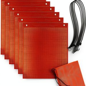 ToppYuanZea Truck Safety Flags Orange PVC Mesh Durable-0