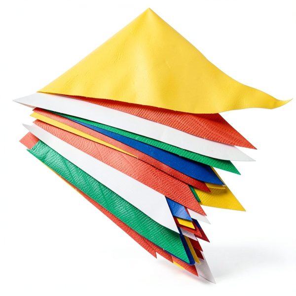 DEAYOU Pennant Banner Flags Durable PVC Outdoor Safety-2