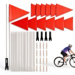 Odowalker Bike Safety Flag High Visibility Adjustable Height-0