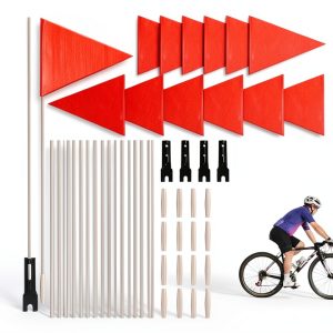 Odowalker Bike Safety Flag High Visibility Adjustable Height-0