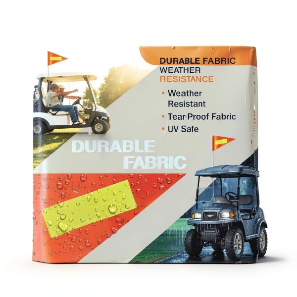 DIMARONGTON Safety Flag Orange Reflective Golf Cart-5