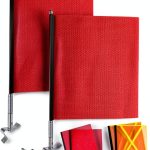 Pavo Safety Flag Industrial Grade High Visibility Orange-0
