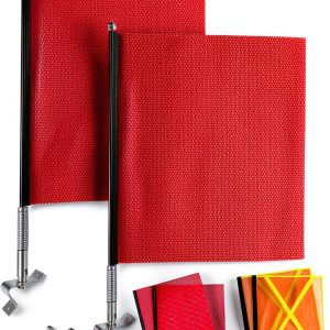 Pavo Safety Flag Industrial Grade High Visibility Orange-0