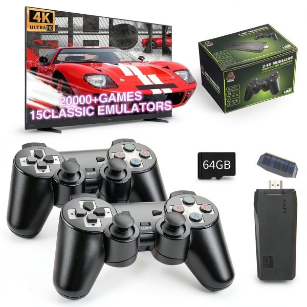 Retro Gaming Console QEUVOON 4K HDMI Stick-7