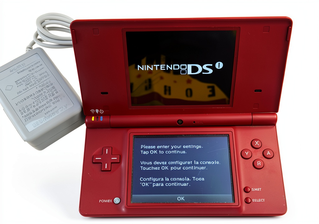 Nintendo DSi Console in matte red