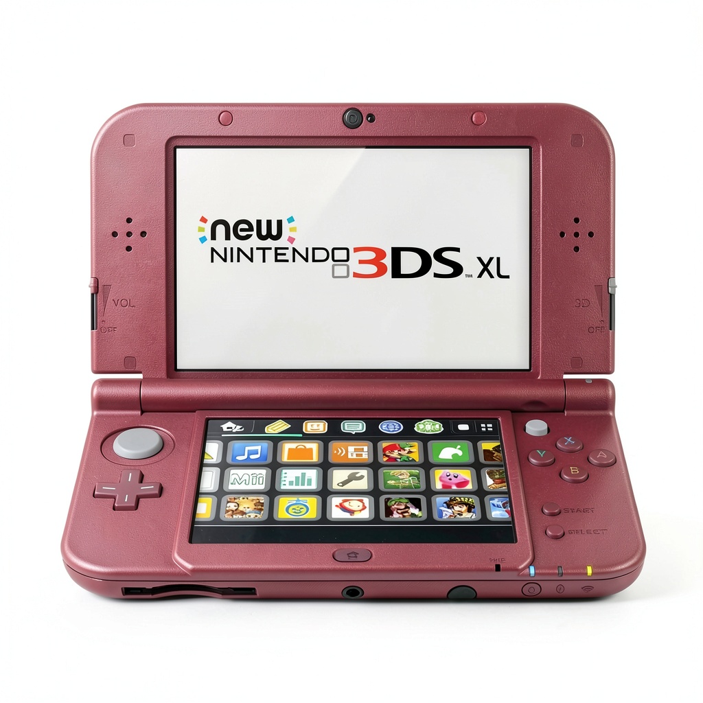 Nintendo DS handheld with REDSRAAA cartridge in use