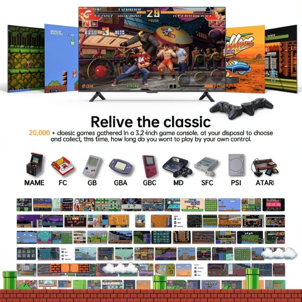 Retro Gaming Console QEUVOON 4K HDMI Stick-6