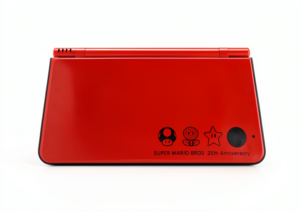 German Nintendo DS game cartridge on a console