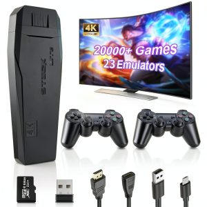 Retro Gaming Console QEUVOON 4K HDMI Stick-0
