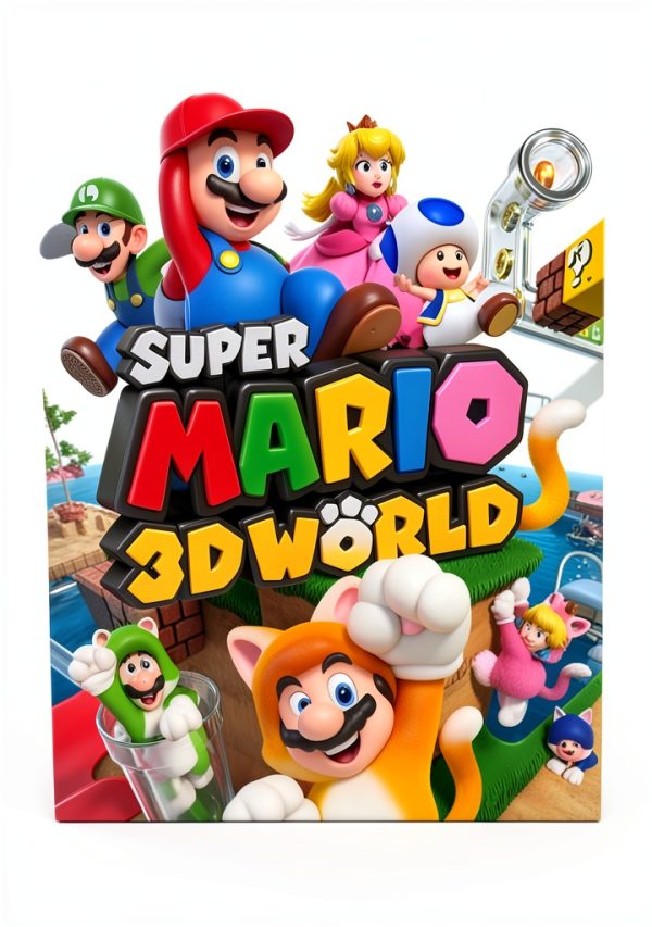 Nintendo Wii U Game Classic Mario Adventure Cartridge Compatible-0