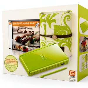 Nintendo DS Lite Console Bundle with Carrying Case and Cooking Game-0