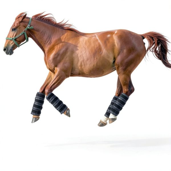 Ice Boots for Horse SilTriangle Wraps Oxford Cloth Gel Cold Therapy-4