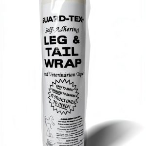 White Leg & Tail Wrap - 3" x 30 Yards Self Adhesive Waterproof Vet Wrap for Horses, Dogs & Other Animals - Cohesive Vet Tape, Pet Bandage, and Wound Wrap-0