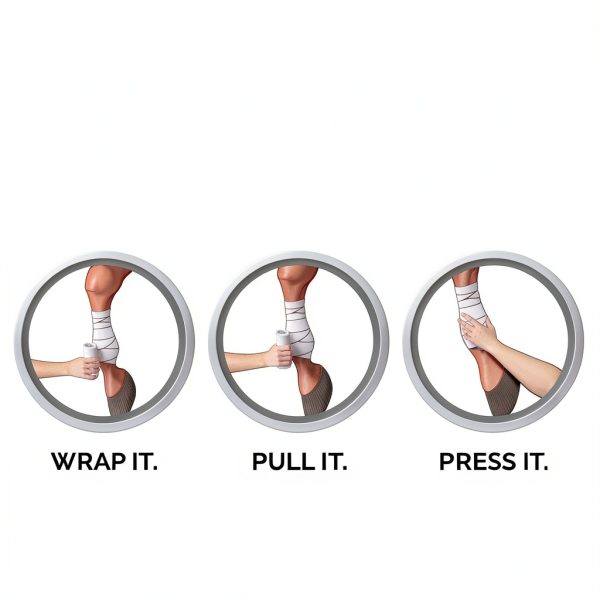 White Leg & Tail Wrap - 3" x 30 Yards Self Adhesive Waterproof Vet Wrap for Horses, Dogs & Other Animals - Cohesive Vet Tape, Pet Bandage, and Wound Wrap-1
