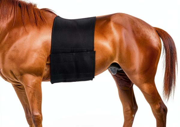 Foilswirl Horse Belly Guard Wrap 14x75 Elastic Protective Bandage-0